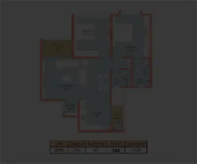 Tata Ghansoli Navi Mumbai — 3 BHK Floor Plan